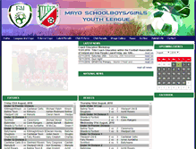 Tablet Screenshot of mayoyouths.ie